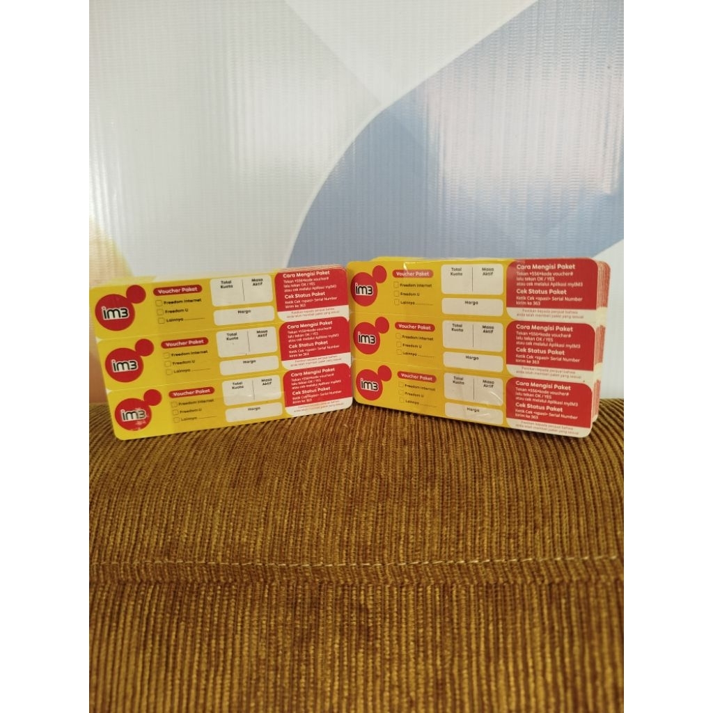 voucher zero Indosat/im3