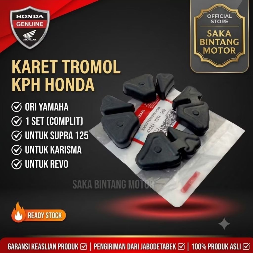 Karet Tromol Karisma / Supra 125 & Revo KPH Ori part motor