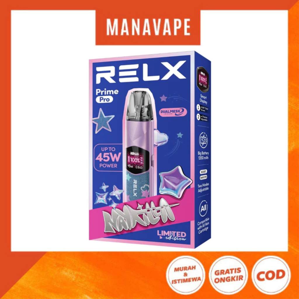 RelX Prime Pro Pod 1350mAH 3ml x NAYKILLA