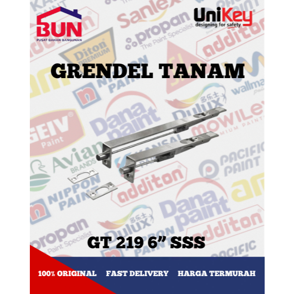 UniKey Grendel Tanam Stainless GT 219 SSS