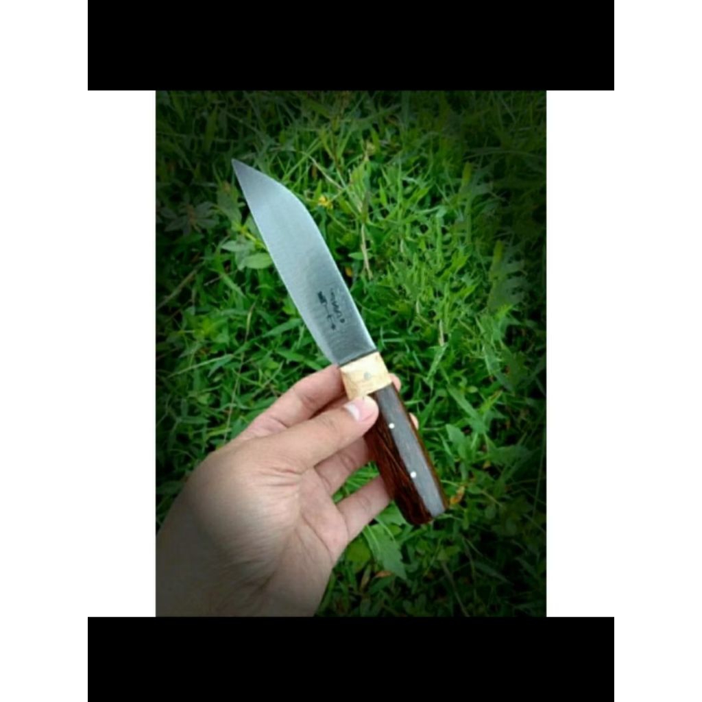 PISAU DAPUR +SARUNG HANDLE KAYU AREN SENYAWA ANTI COPOT COD MEDAN SUMATRA UTARA