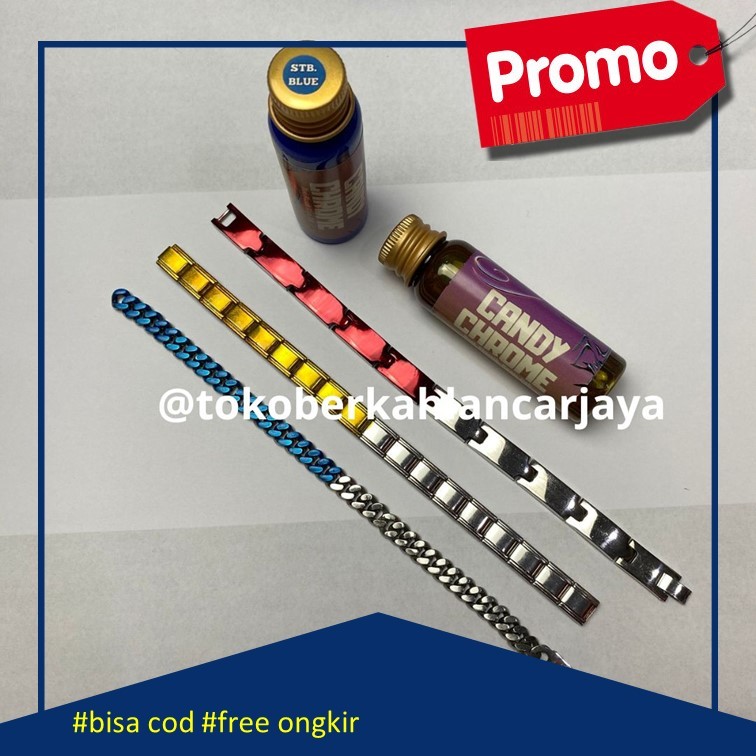 (OLES) 20 ML CANDY CHROME Cat Oles Candy Chrome//Cat Baut Instan tinggal oles TERMURAH