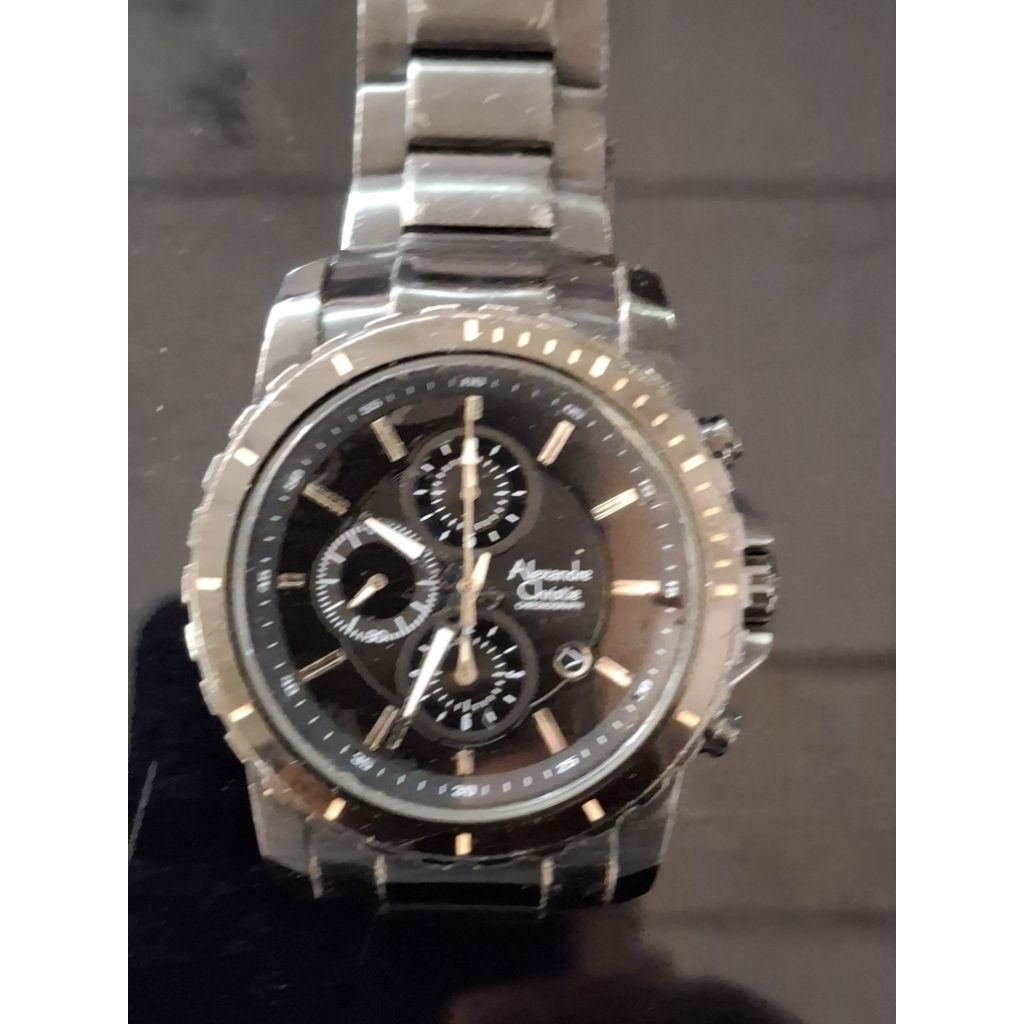 ALEXANDRE CHRISTIE 6141 MC Jam Tangan Pria chrono aktif second 1702