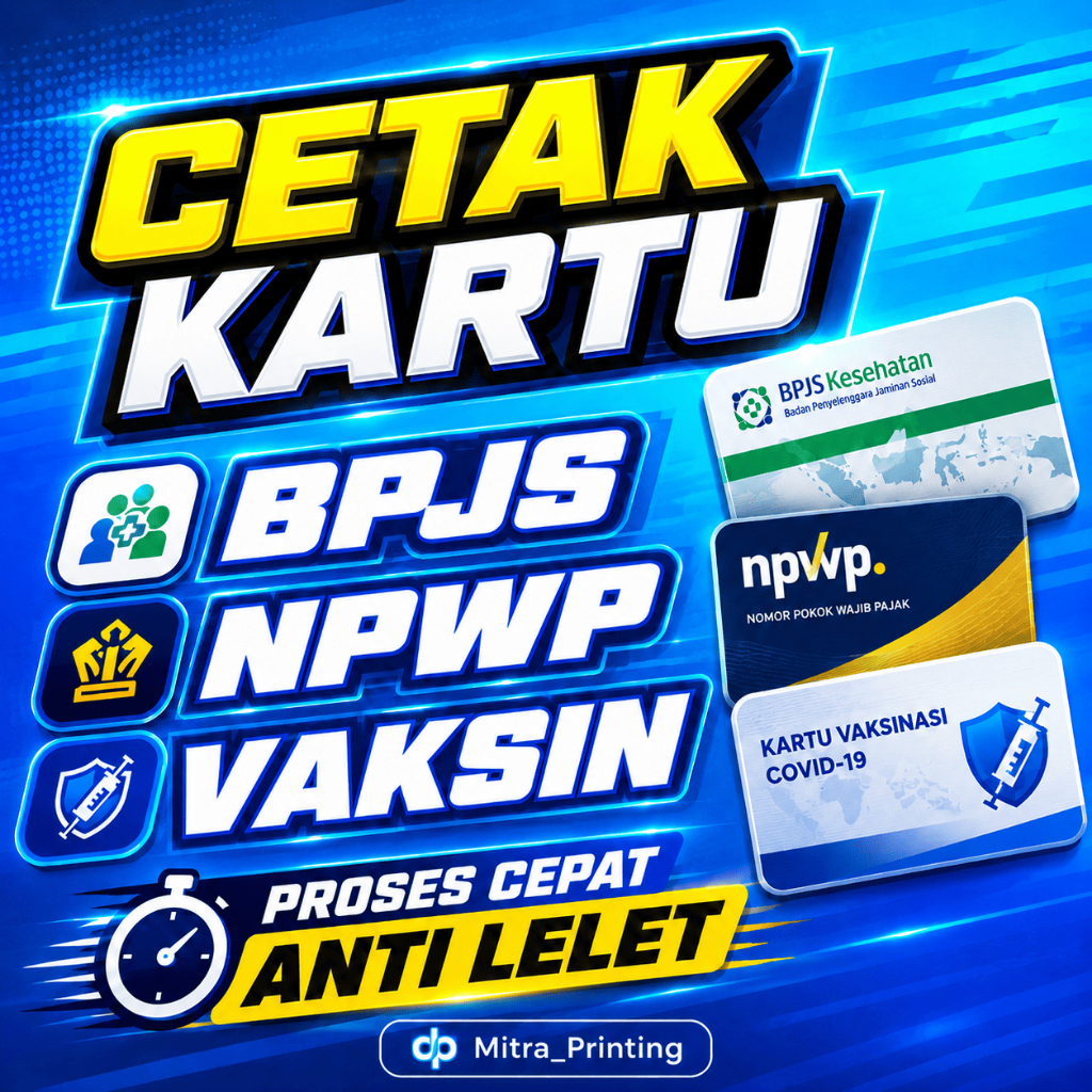 Cetak Kartu BPJS Kesehatan, NPWP, ID CARD Karyawan, Kartu Osis, Ormas dan Kartu Vaksin Custom – Hasi
