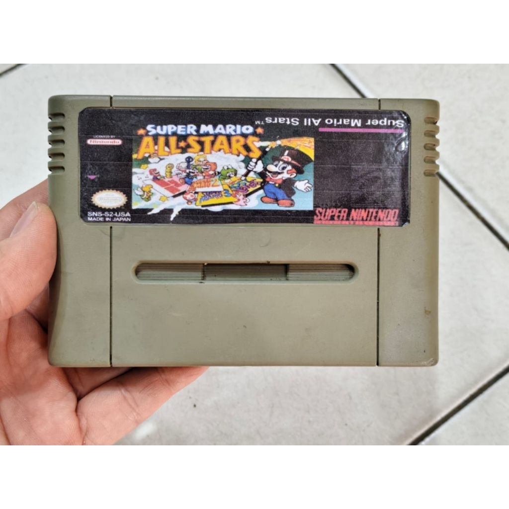 KASET SUPER NINTENDO SNES SUPER MARIO COLLECTION