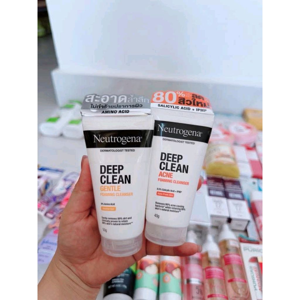 Pembersih Wajah NEUTROGENA Deep Clean Acne 100g - Bersihkan Kotoran & Mikropolutan