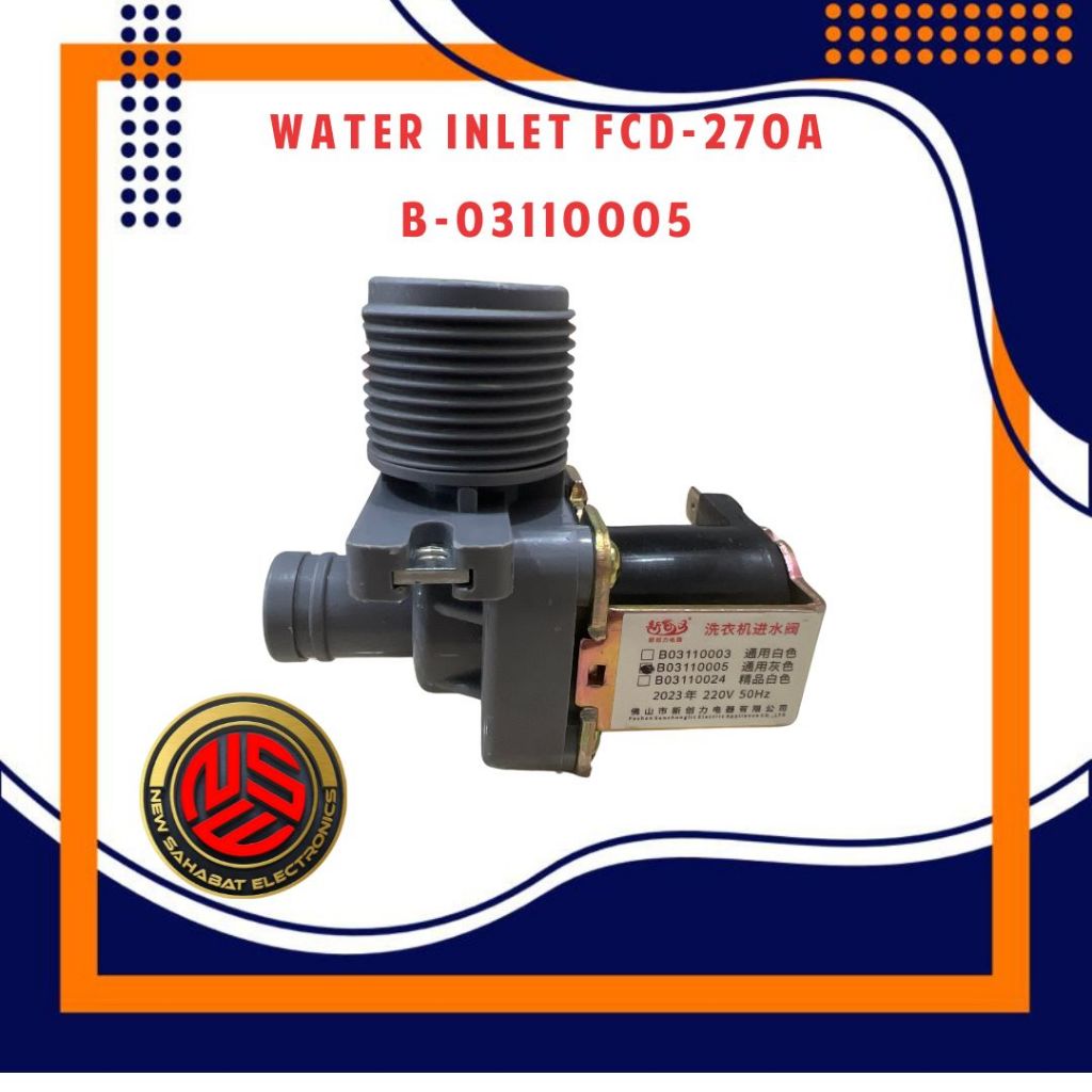WATER INLET VELVE FCD-270A B-03110005 (SINGLE)