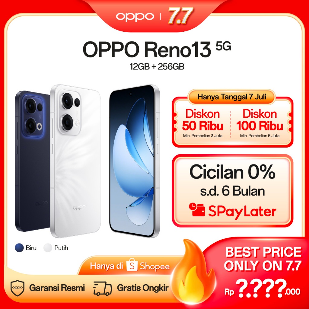 [NEW] OPPO Reno13 5G 12/256GB [80W SUPERVOOC 5600mAh Battery, IP69 Water Resistance: Underwater Phot