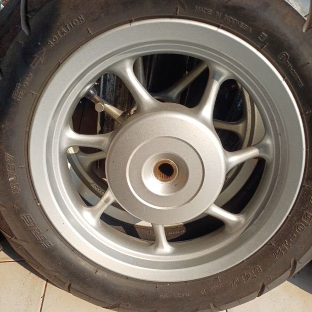 pelak velg depan belakang scoopy 2018 K93 original