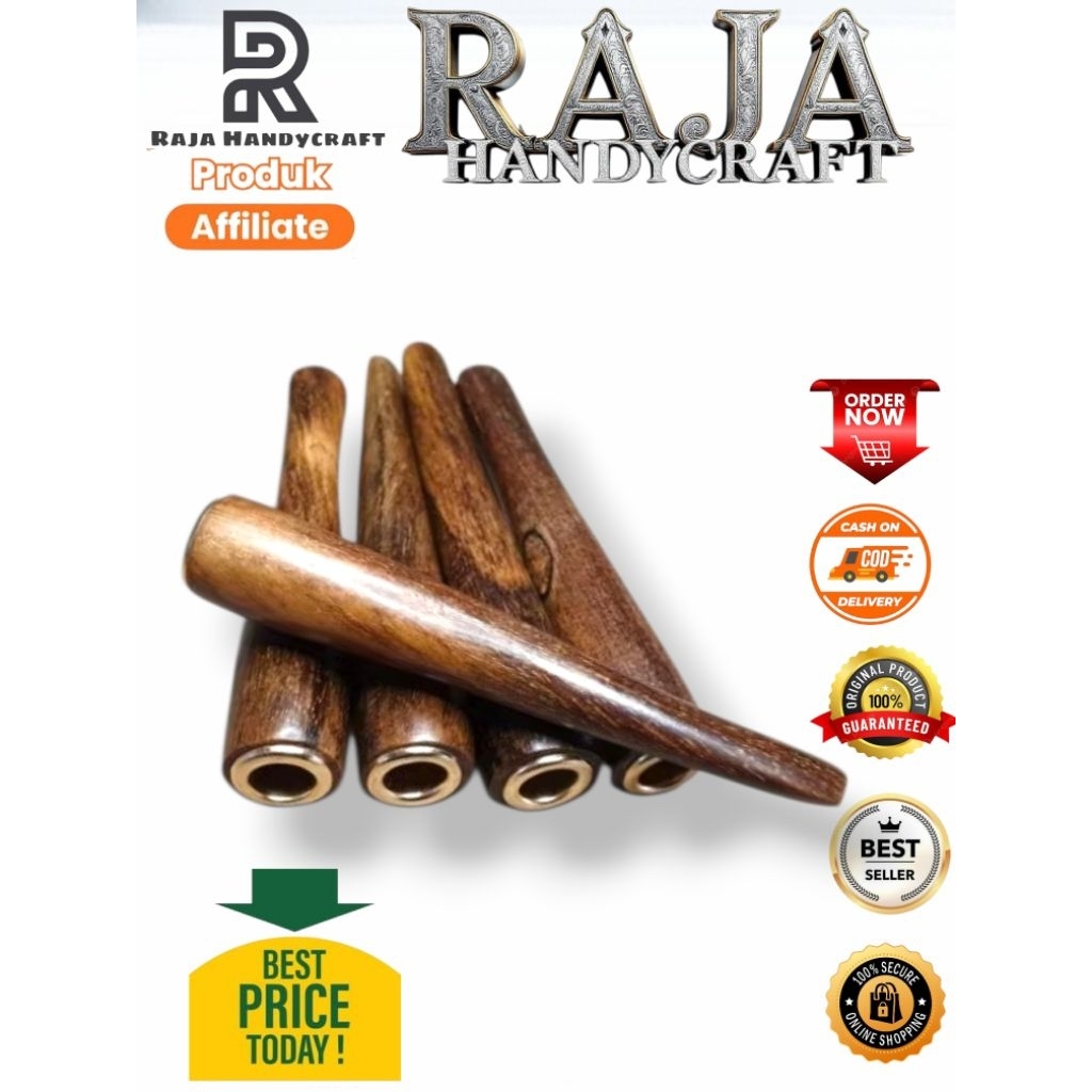 Once Pipa Rokok Kayu GAHARU WANGI GRED A model mini Kualitas Premium
