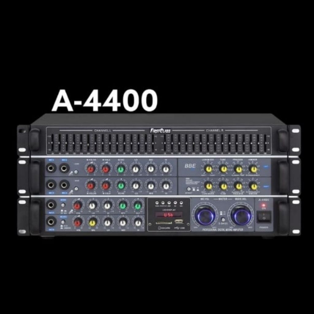 AMPLIFIER FIRTSCLASS FC A4400 FIRSTCLASS FCA4400 BBE PROCESSOR