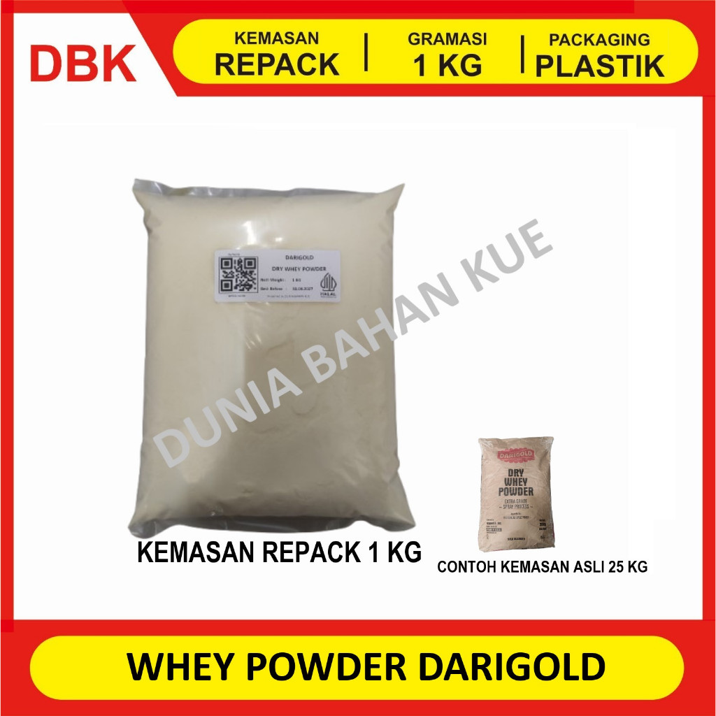WHEY POWDER - REPACK 1 KG / SUSU BUBUK WHEY PROTEIN