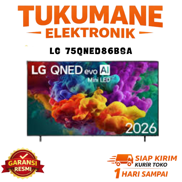 LG 75QNED86BSA SMART TV 75 INCH 4K evo AI Mini LED QNED 75QNED86BSA QNED86BSA QNED86