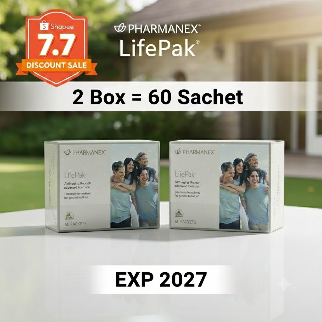 Lifepak Kesehatan Multivitamin - 60 sachet (2 Box) Lifepack Pharmanex ORIGINAL promo 7.7