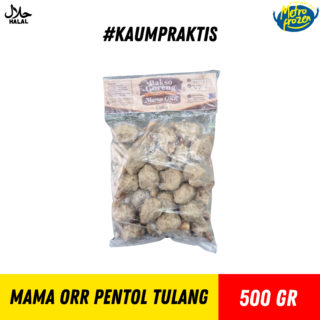 MAMA ORR Pentol Goreng & Pentol Tulang 500gr //pentol tulangan //pentol ayam siap goreng