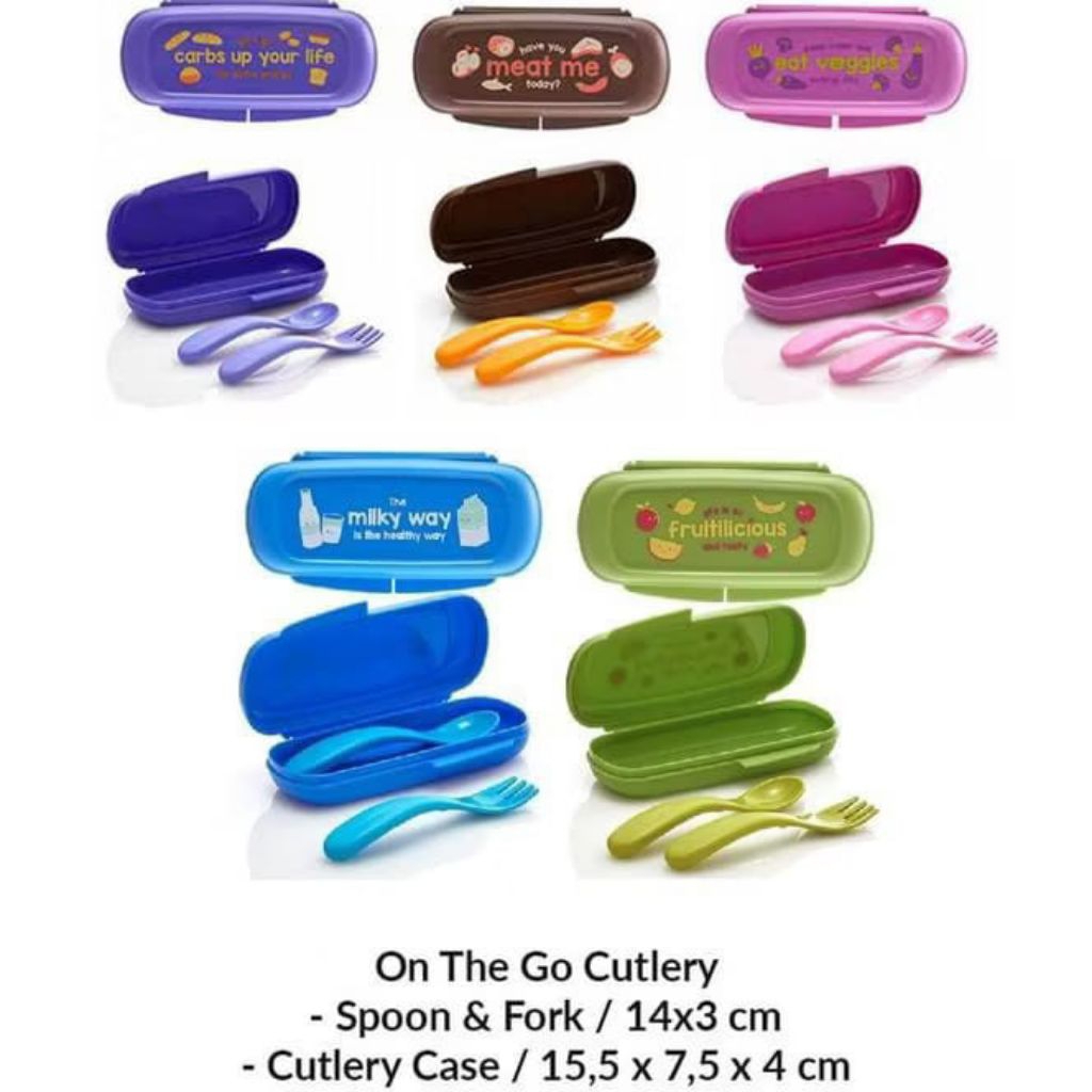 Sendok garpu bayi set tupperware