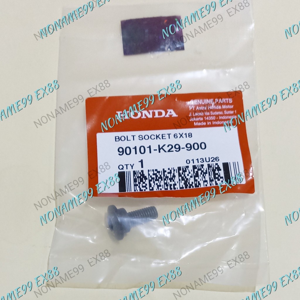 1BUAH BAUT L (HITAM) TUTUP COVER PLASTIK LUAR BAK CVT BEAT ESP POP ECO SCOOPY ESP PCX ADV VARIO FI 1