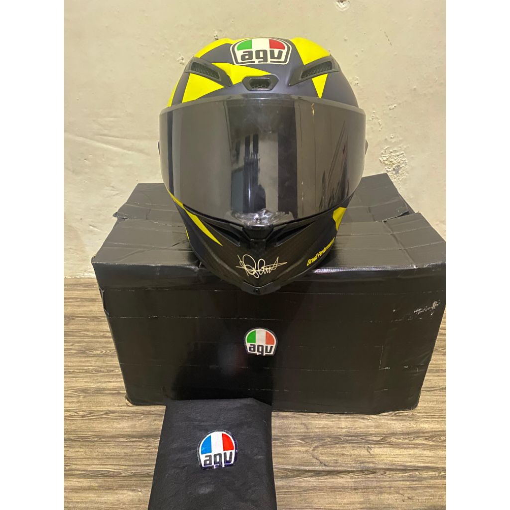 Helm AGV Pista Gprr Soleluna 2018 (Clone 1:1) , Frp