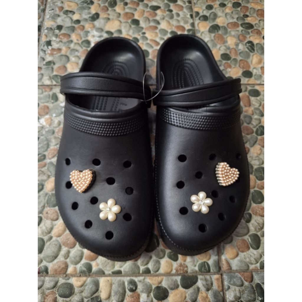Sendal Baim Wanita Lucu Kekinian / Sendal Crocs Lucu / Sendal Lucu Anti Air