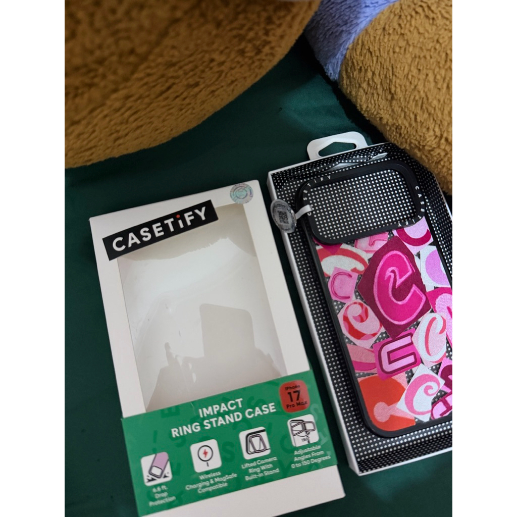 Preloved casetify original 17pm ringstand magesafe