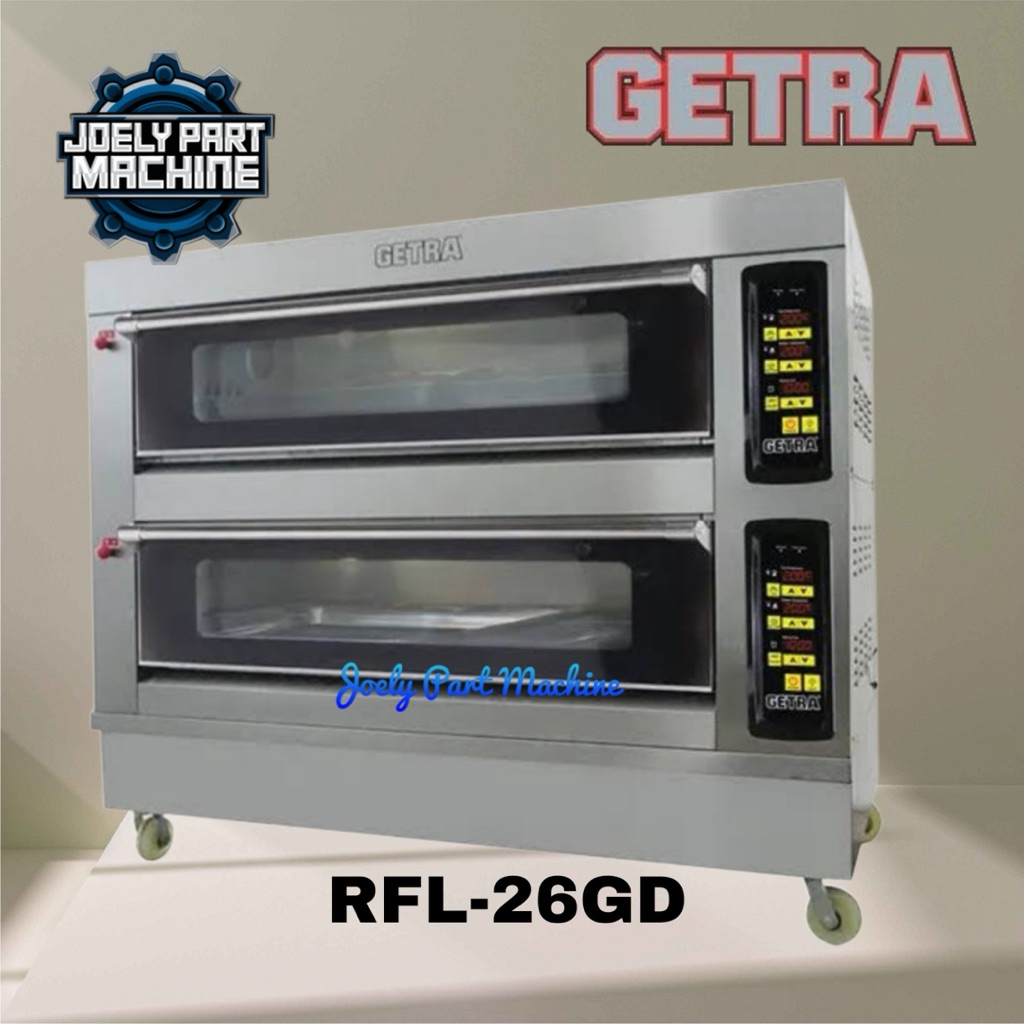Gas Baking Oven 2 Deck 6 Tray RFL-26GD GETRA