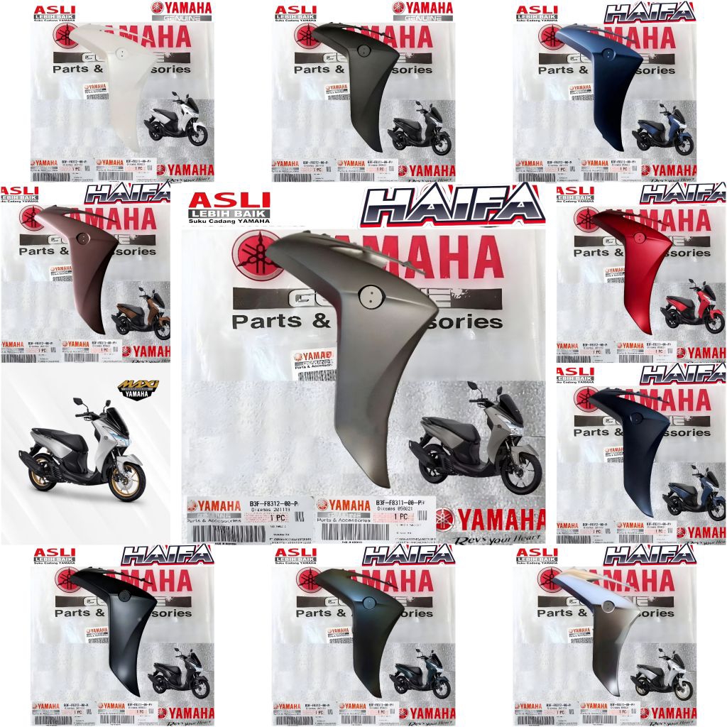 BODY COWLING SAYAP DEPAN DPN 1PCS LEXI B3F-F8311-00 B3F-F8312-00 ORI YAMAHA