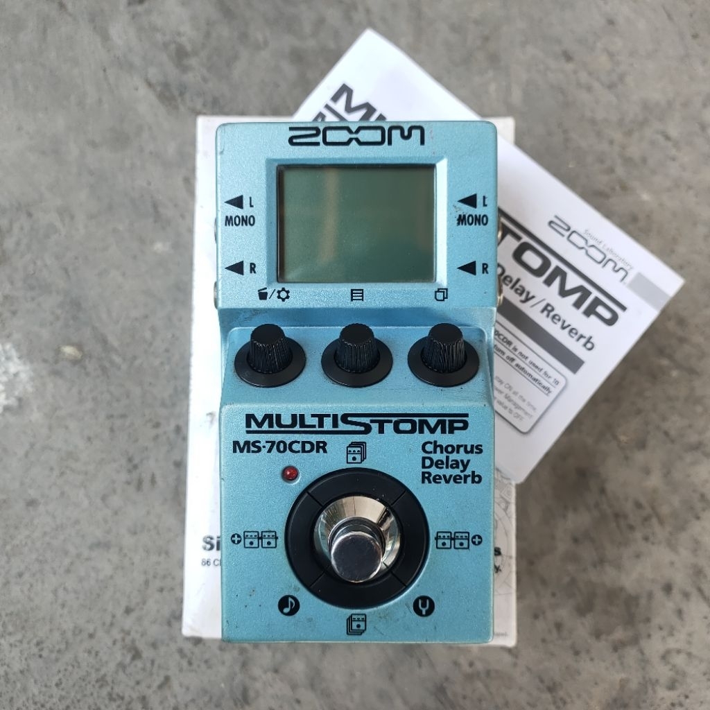 EFEK GITAR BEKAS / EFEK GITAR SECOND / ZOOM MS 70 CDR/ ZOOM MS 70 CDR / ZOOM MS70CDR / EFEK ZOOM BEK