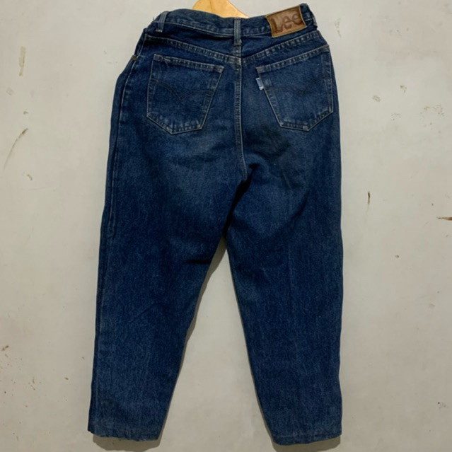 celana jeans vintage denim 90s Lee M (90x40 cm) Second Original mulus