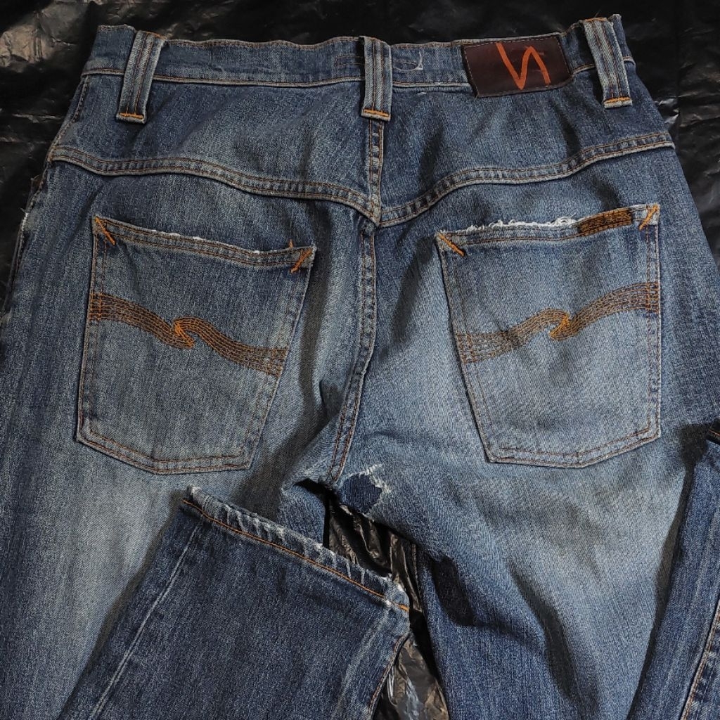 nudie jeans distressed denim W29 / 77cm not visvim