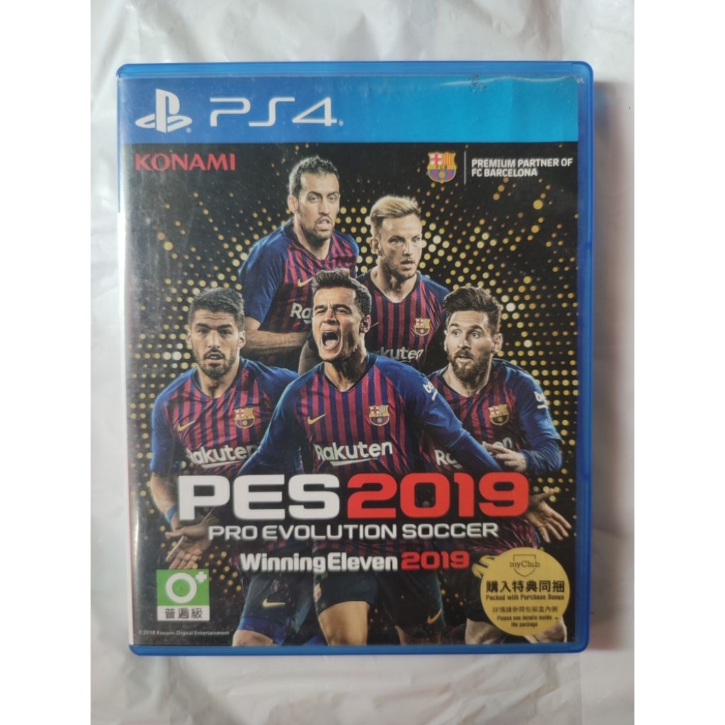 KASET BD PS4 PES 2019 Region 3 Original – Bekas Normal Siap Main