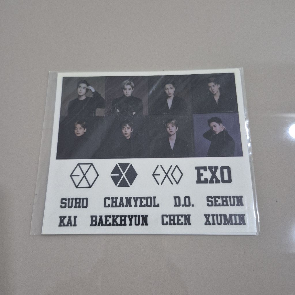 Sticker lightstick exo v3