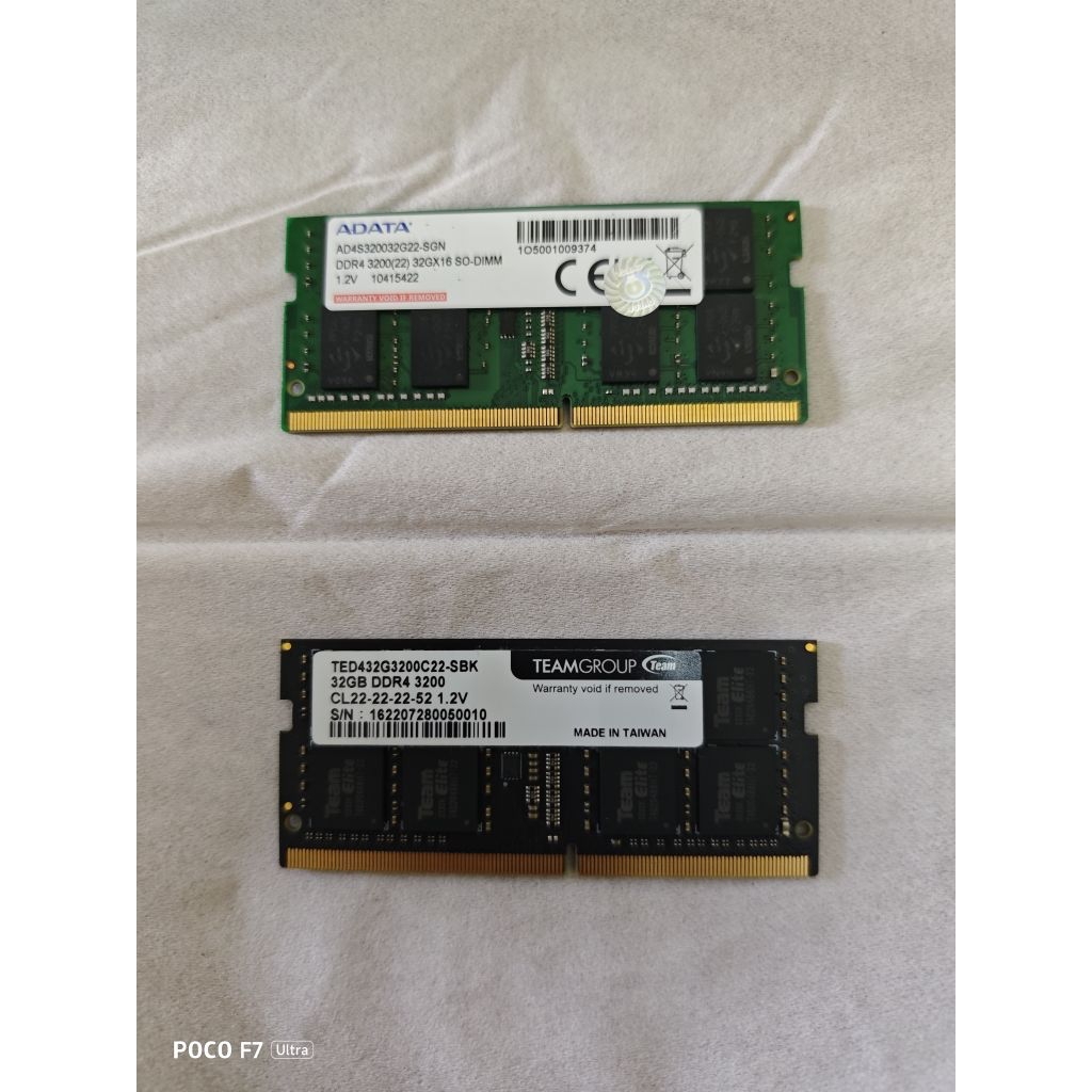 Ram SODIMM/Laptop 32GB DDR4 3200Mhz
