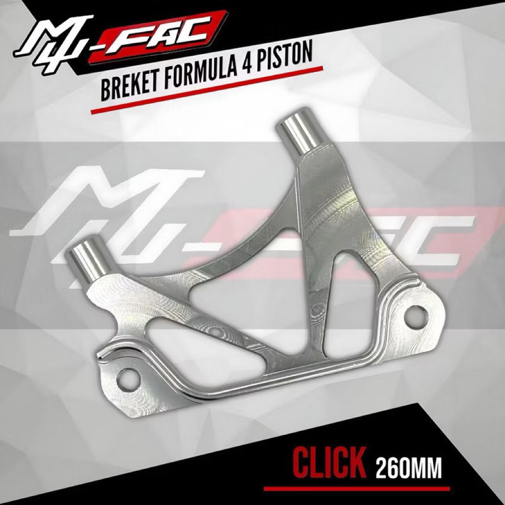 Breket Kaliper Formula BIASA - bracket CLICK 260MM - FORMULA 4P Beat Scoopy Vario 260MM