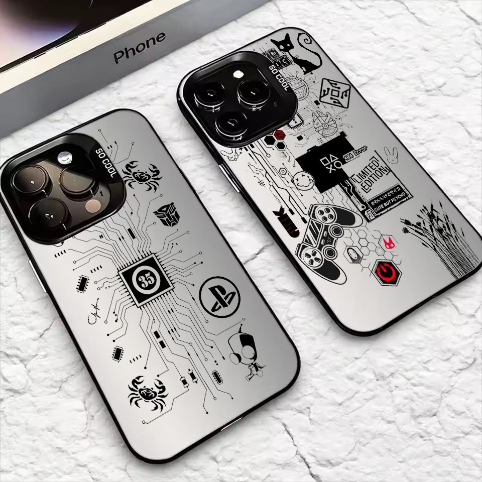 (SHPB54) Case IMD Design Custom Cyber Tech Untuk Handphone Oppo Smile A15 A16 A16K A17 A18 A38 A31 A