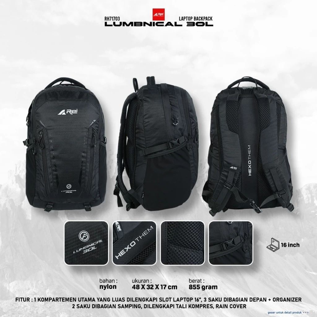 TAS RANSEL REI LUMBNICAL 30L