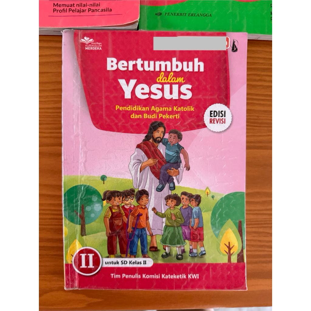 preloved buku bertumbuh dalam yesus kelas 2