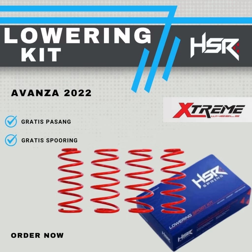 Spring Lowering Kit Avanza Berkualitas - HSR WHEEL