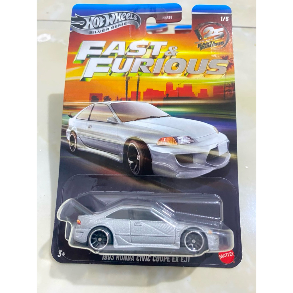 HOT WHEELS FAST&FURIOUS 1993 HONDA CIVIC