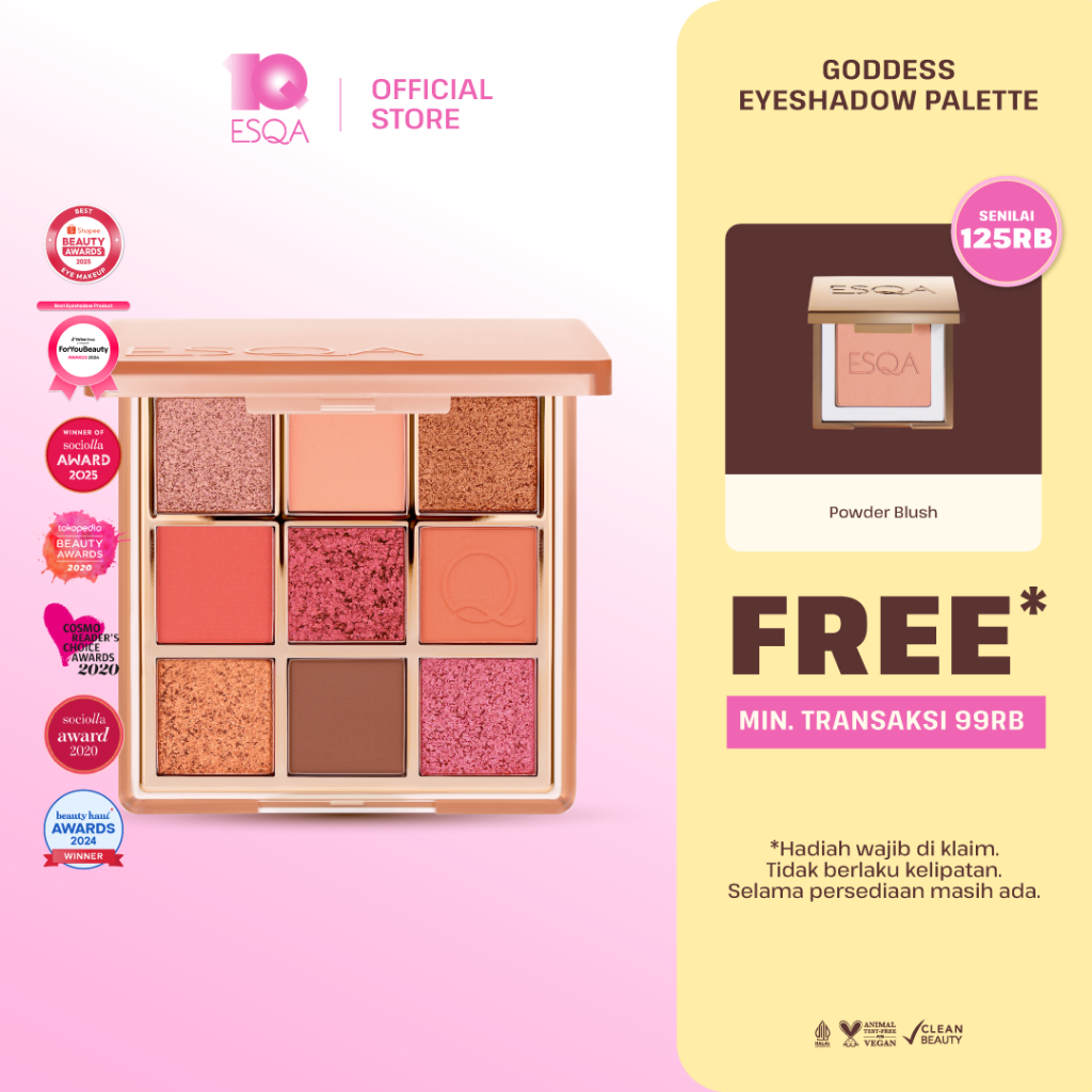 ESQA Goddess Eyeshadow Palette
