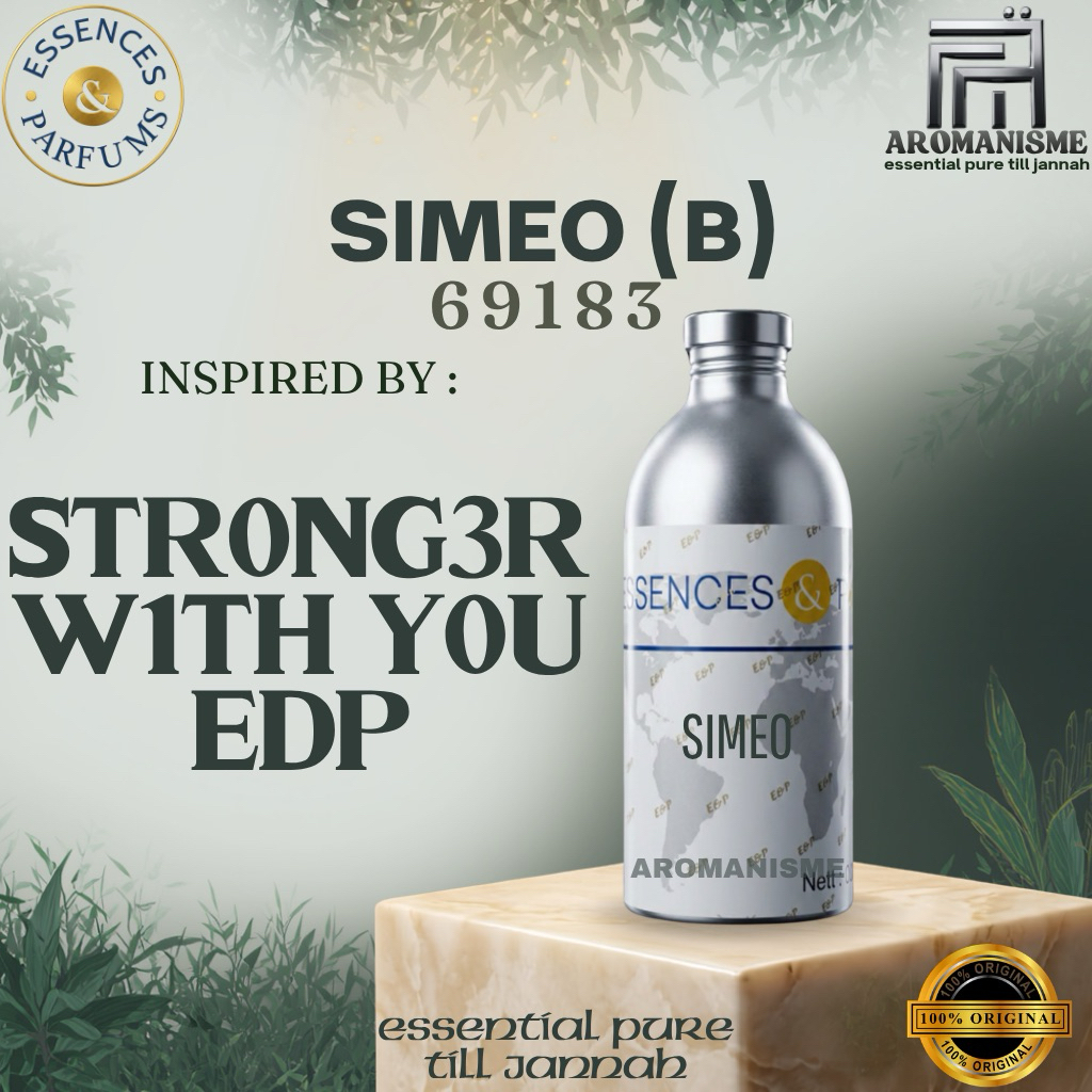 BIBIT PARFUM STR0NG3R W1TH Y0U ESSENCES SIMEO GRADE B SEGEL 500GRAM