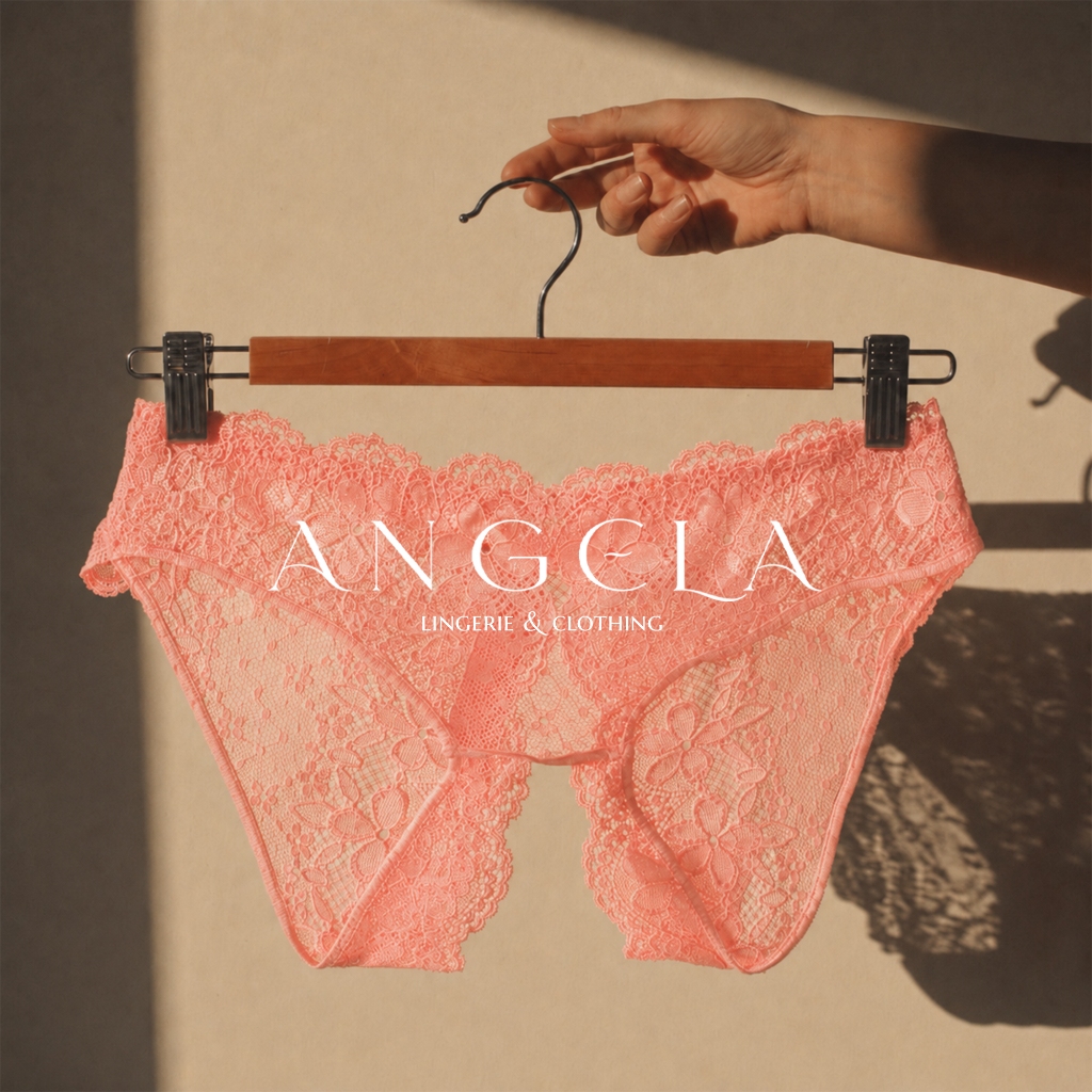 HOT DEALS ANGELA Gstring Celana Dalam CD Wanita Seamless Renda Sexy Import Fashion