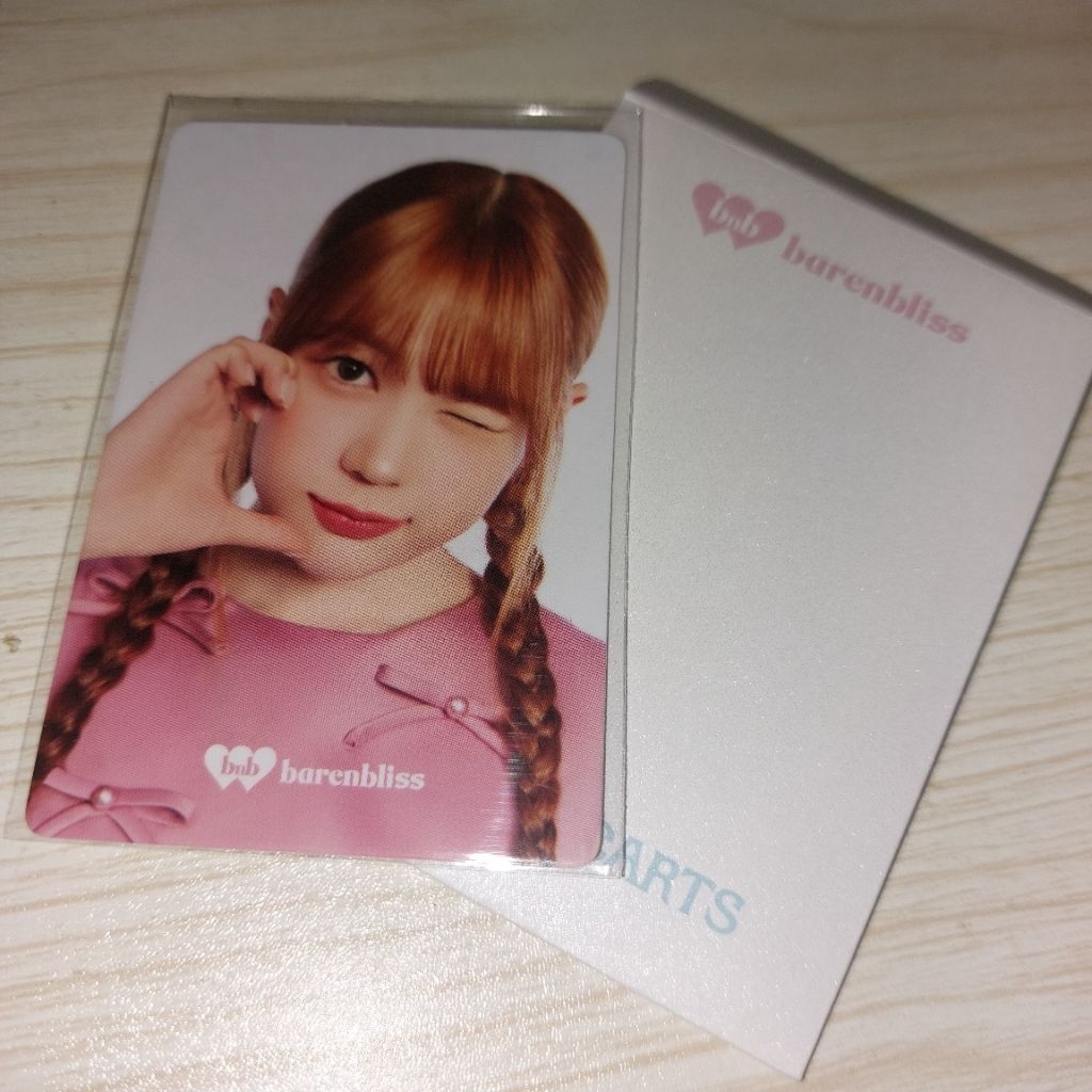 PHOTOCARD YEON BNB BARENBLISS X HEARTS2HEARTS V2 H2H