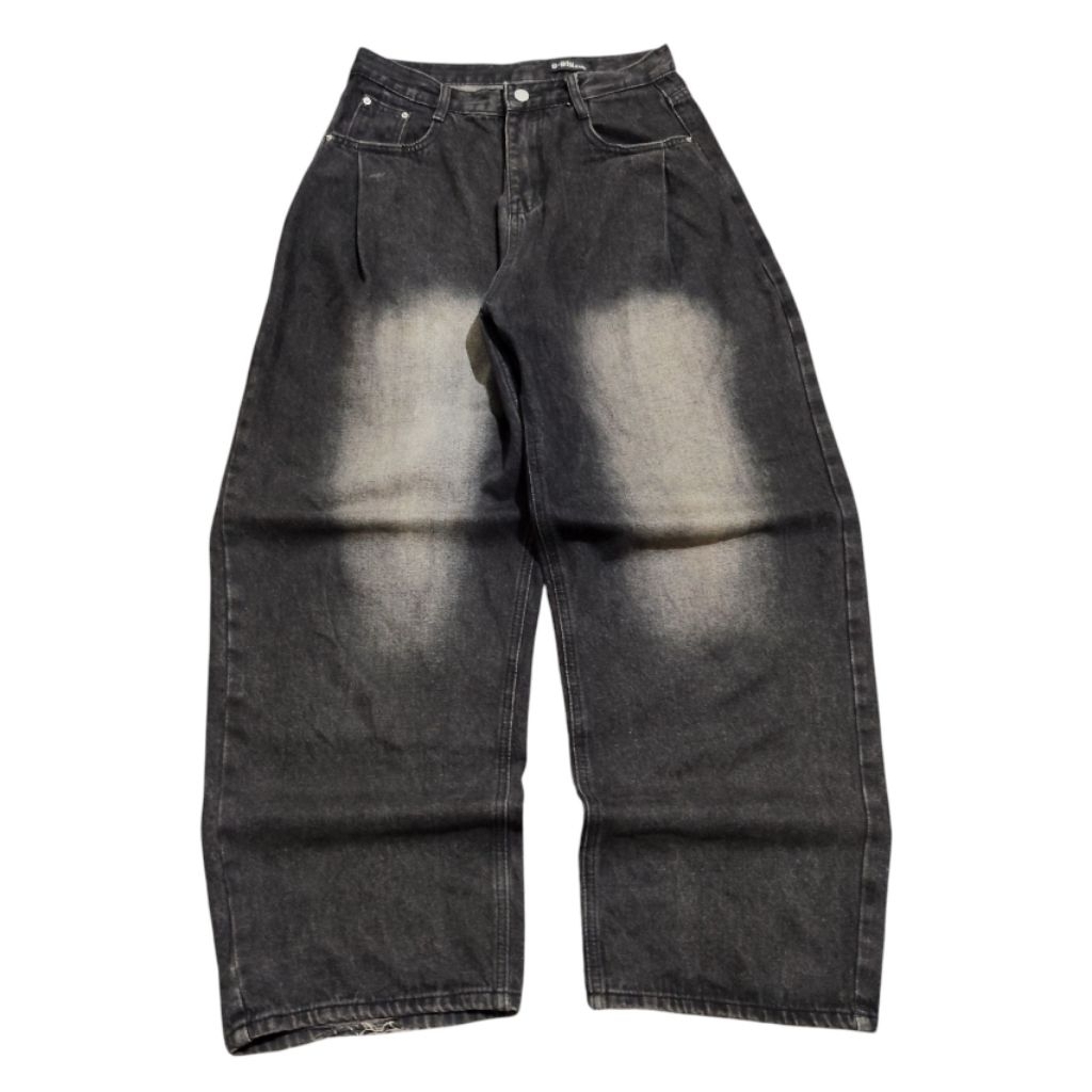 Black Wash Jeans Ballon Fit By S-BIN