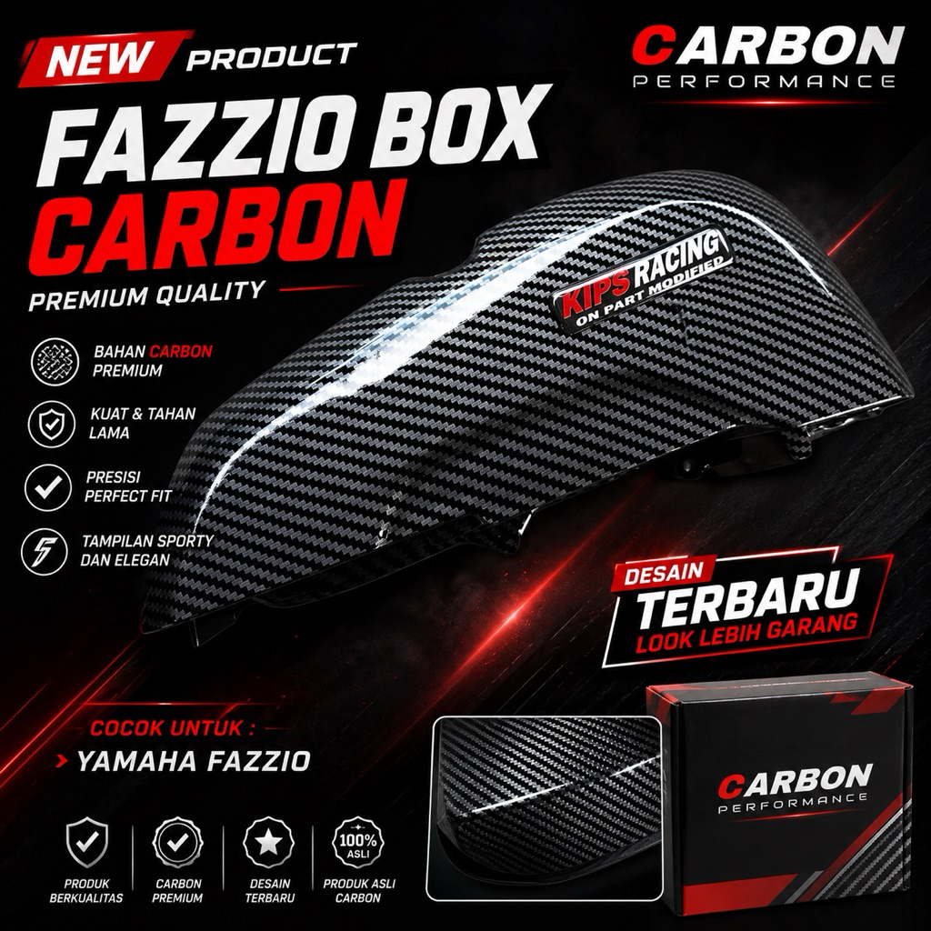 TUTUP FILTER FAZZIO CARBON GLOSY tutup filter fazzio carbon tutup box filter fazzio carbon aksesoris