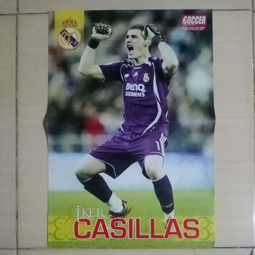 POSTER BOLA - IKER CASILLAS - Poster Murah Original - C2