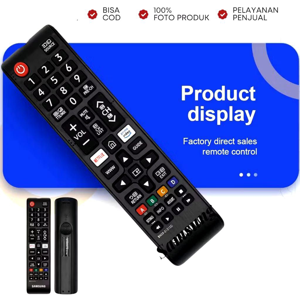 Remote TV LED SAMSUNG LED SMART TV