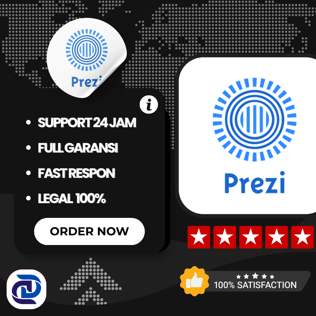 PREZI PREMIUM RESMI FULL GARANSI BERGARANSI AMANAH 100%