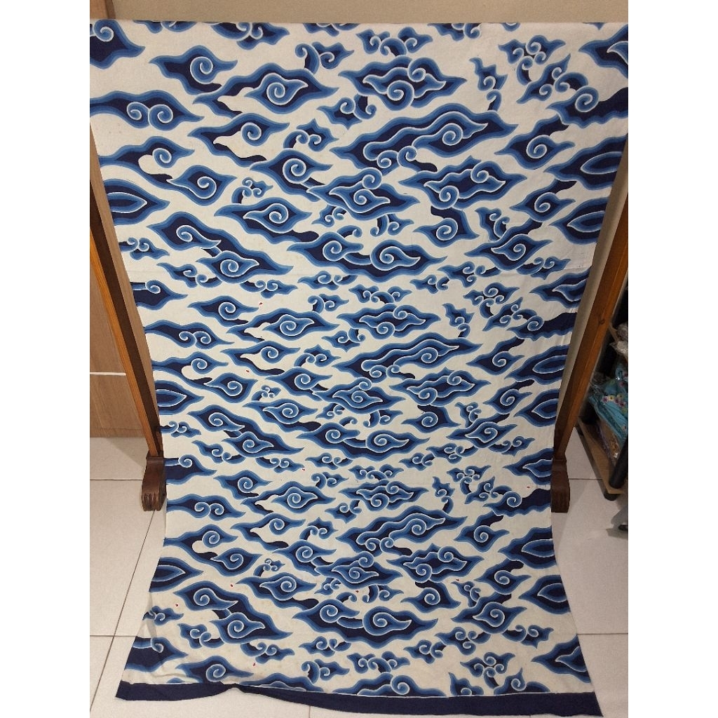 Kain Batik Motif Mega Mendung/Kain Batik Tulis Mega Mendung/Kain Batik Mega Mendung/Kain Panjang Bat