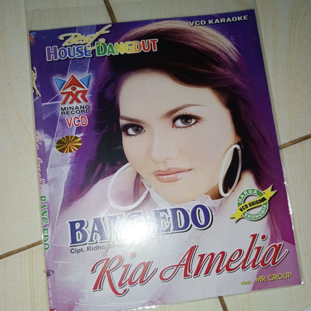 vcd karaoke ria amelia bang edo dangdut minang