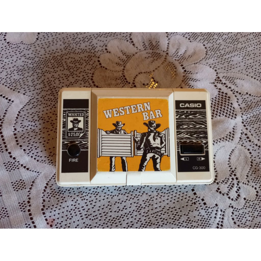 Game Watch Jimbot Gimbot Jadul Western Bar Merk CASIO Antik Vintage Lawas Tua Kuno Retro
